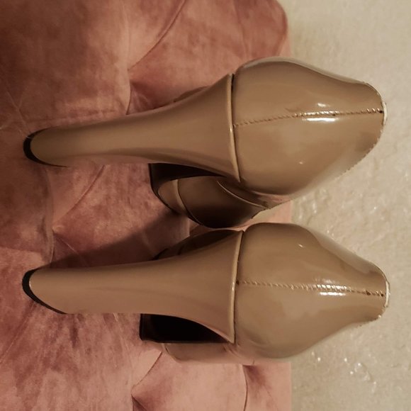 Cafe'Noir Platform Shoes Size 6.5 Color grey/beige - Picture 2 of 9